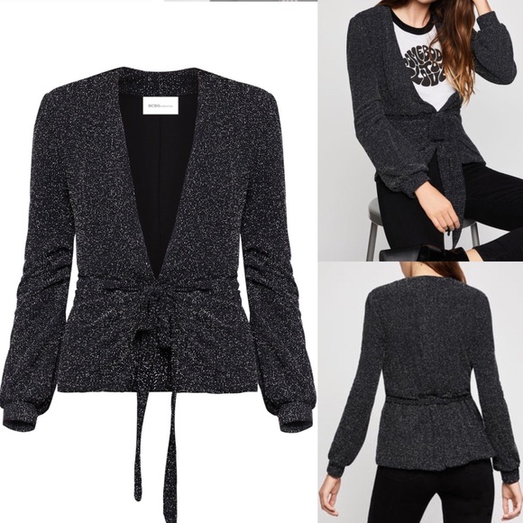 BCBGeneration Jackets & Blazers - Bcbgeneration Bcbg metallic knit jacket NWT xs